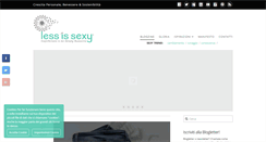 Desktop Screenshot of lessissexy.com